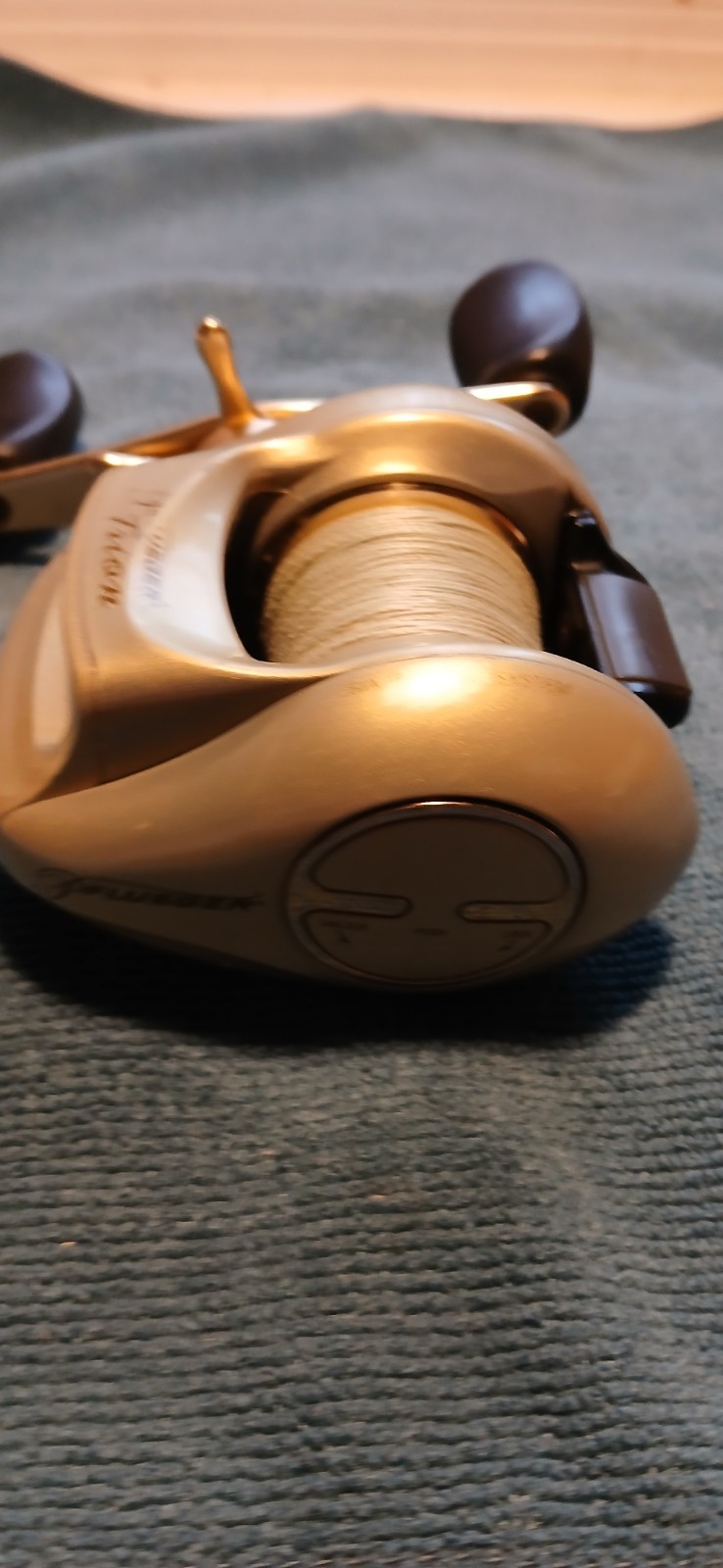 Gold Pflueger Trion 6.3:1 Right Hand Baitcasting Reel PFLTRIONLP