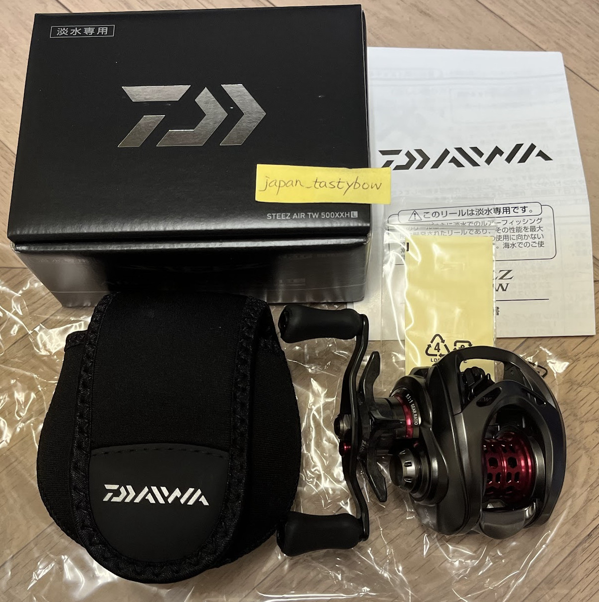 Daiwa 20 STEEZ AIR TW 500XXHL Baitcasting Reel Left handle Made in Japan