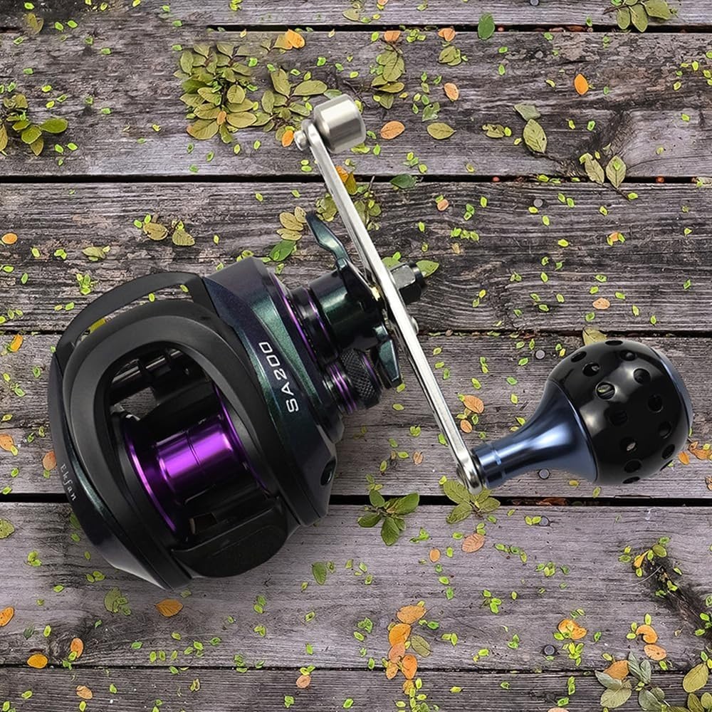 Universal Baitcasting Power Handle – Lightweight, Durable Aluminum Fishing Knob