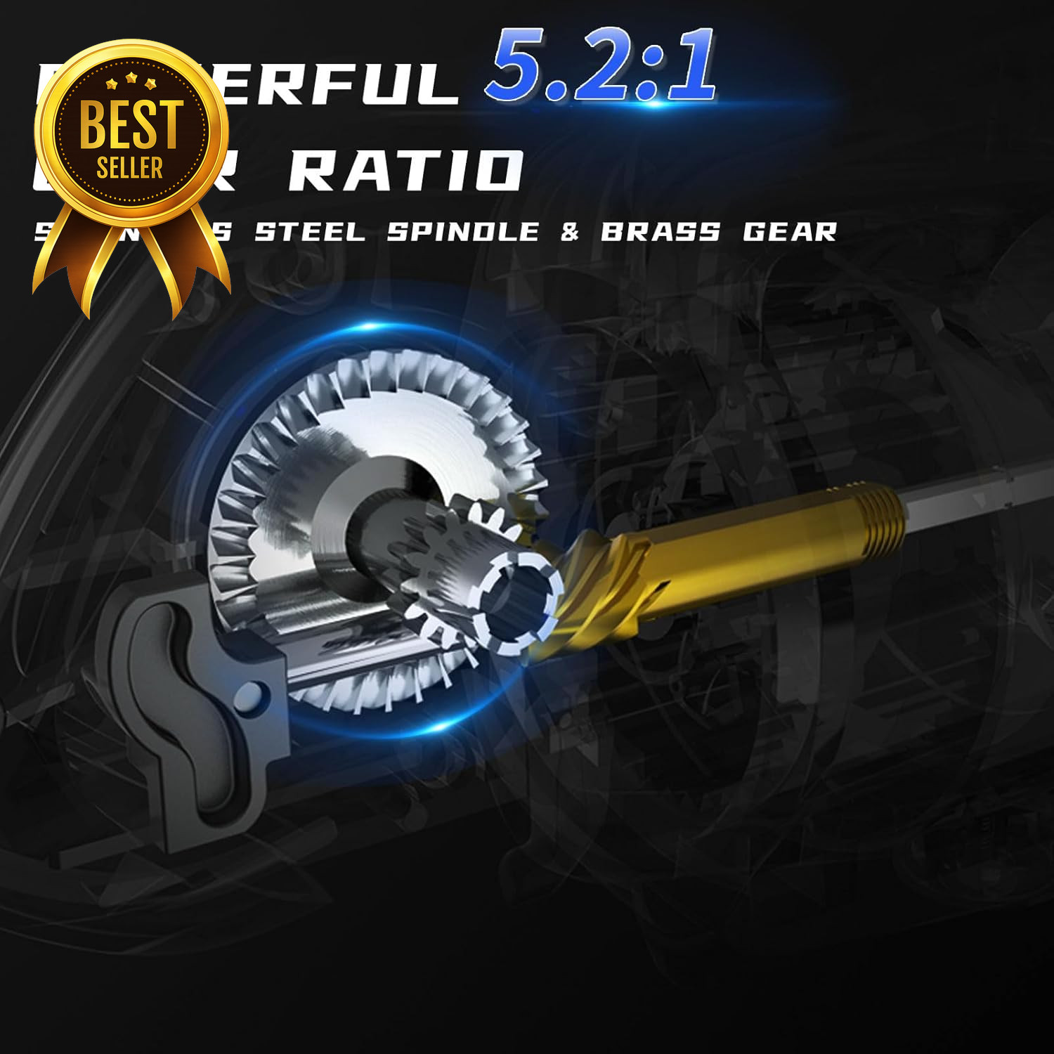 Saltwater Spinning Reel 13+1 Ball Bearings Ultra Smooth Fishing Reel with Powerf