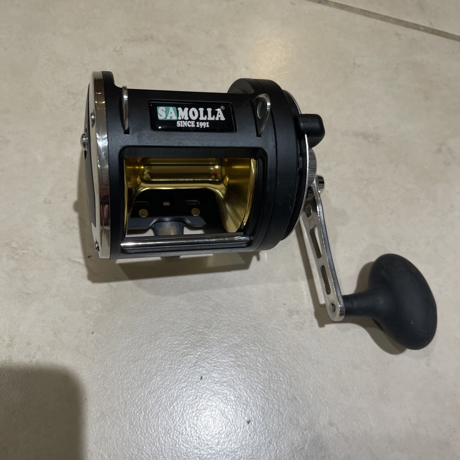 Samolla TG12000 Trolling Drum Fishing Reel Saltwater Right Hand New without Box