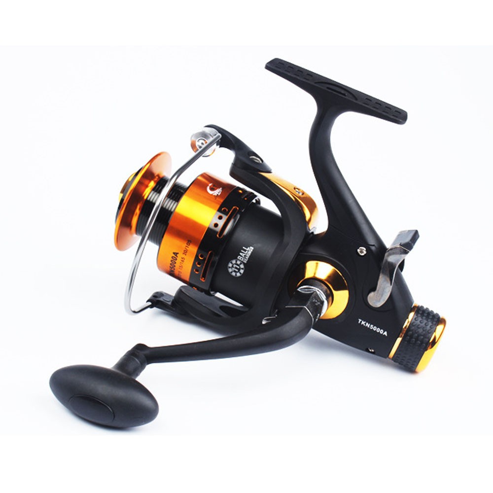 11BB Spinning Reel Fishing Reel Bait Runner Drag Heavy Duty Gear Ratio 5.2:1