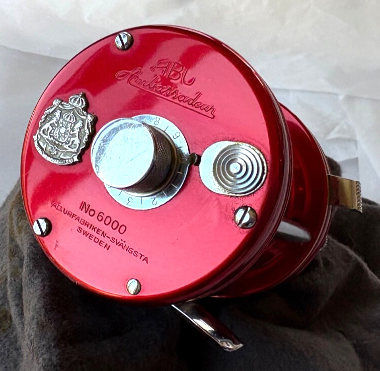 Abu Garcia Ambassadeur 6000 Double Axis Fishing Reel in Exc Condition, With Case