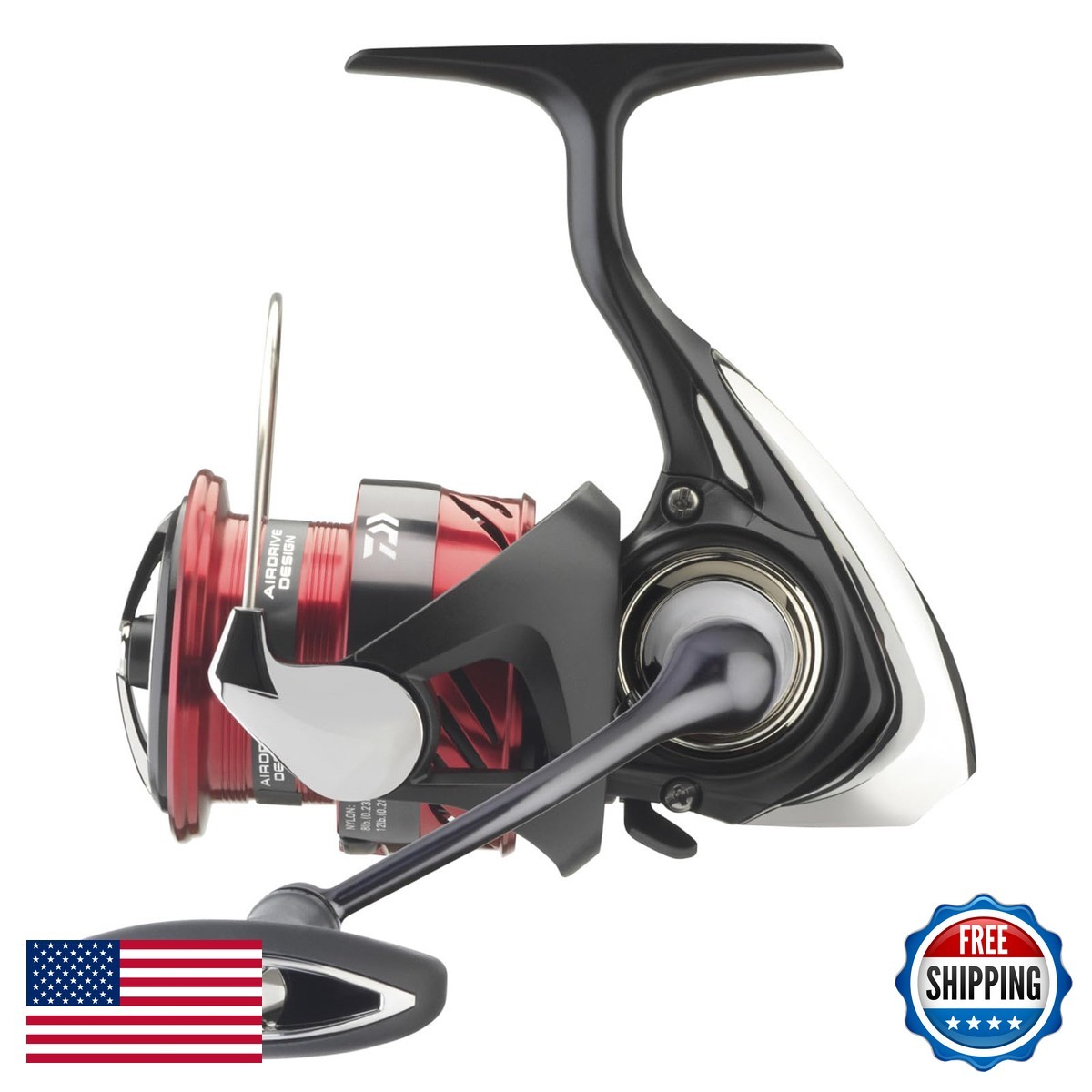 Daiwa 23 Ninja Lt2500 Spinning Fishing Reel Front Drag