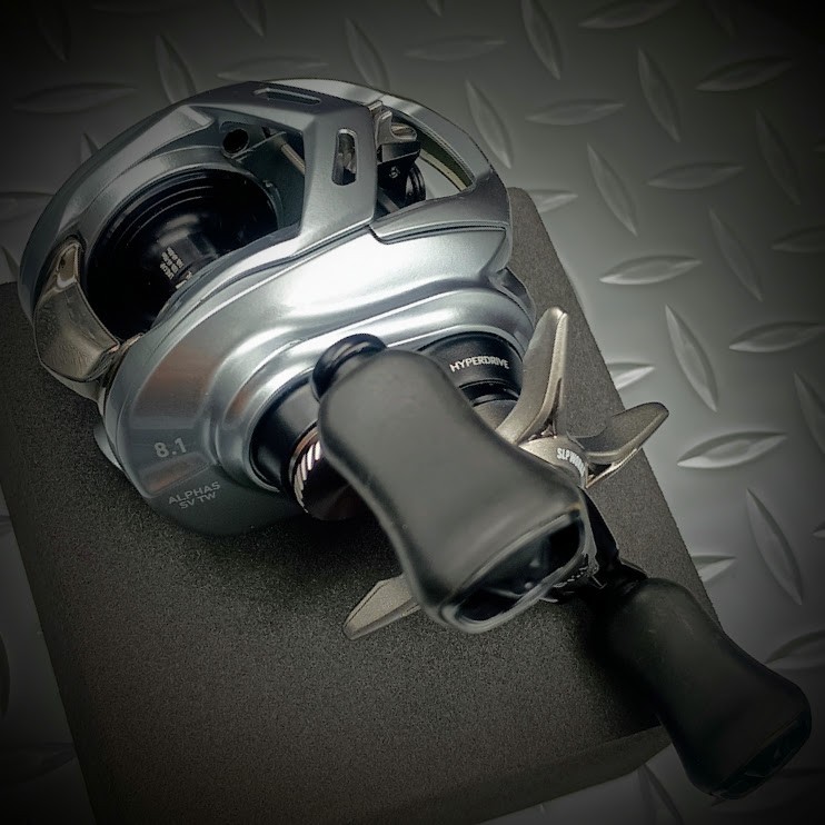 DAIWA【21 ALPHAS SV TW 800XH】R-H 8.1:1 Gear Ratio Used Baitcast Reel „Ex++“ W/Box