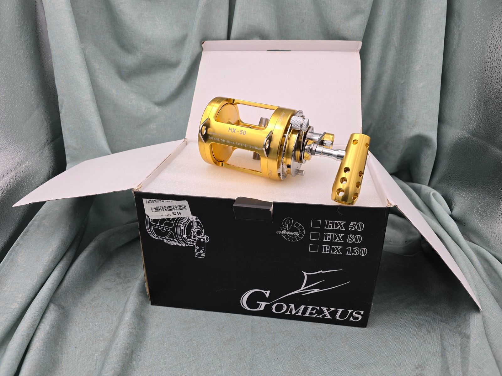 New Gomexus HX 50 Saltwater Trolling Reel