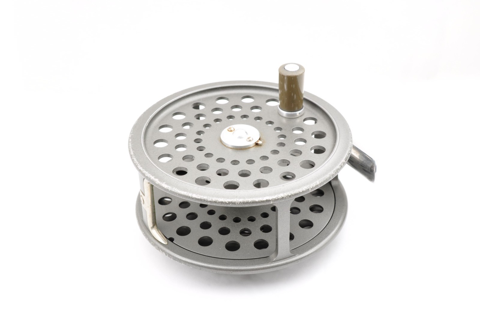 Hardy J.L.H. Salmon 101mm 41mm Line #8-9 Silver Used Fly Reel Fishing Japan