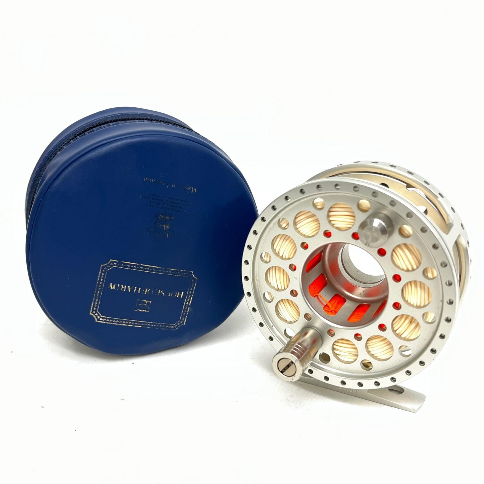 HARDY Marksman 4/5 Fly Reel, with scratches, Condition B, with case.