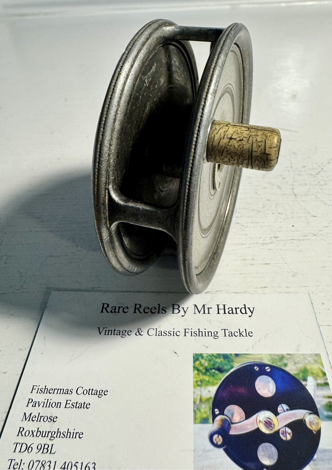 Rare Early Vintage Hardy Uniqua 3 1/8 Inch Trout Fly Reel Dup Mk 2 Check