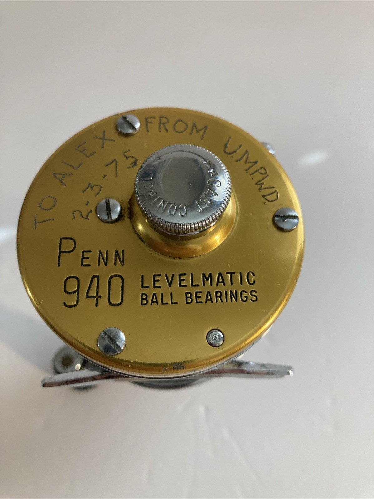 Vintage 1975 Penn 940 Levelmatic with Original Box, And Manual-PRISTINE!