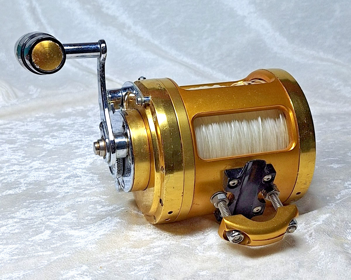 PENN International 50W Fishing Reel W/ Gold Tiburon Frame Upgrade