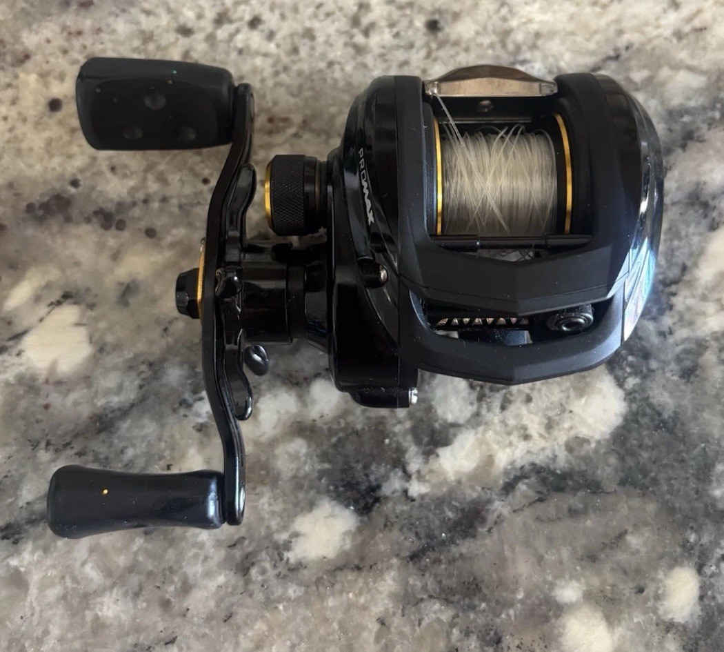 Abu Garcia Pro Max Low Profile Baitcasting Fishing Reel, PMAX3