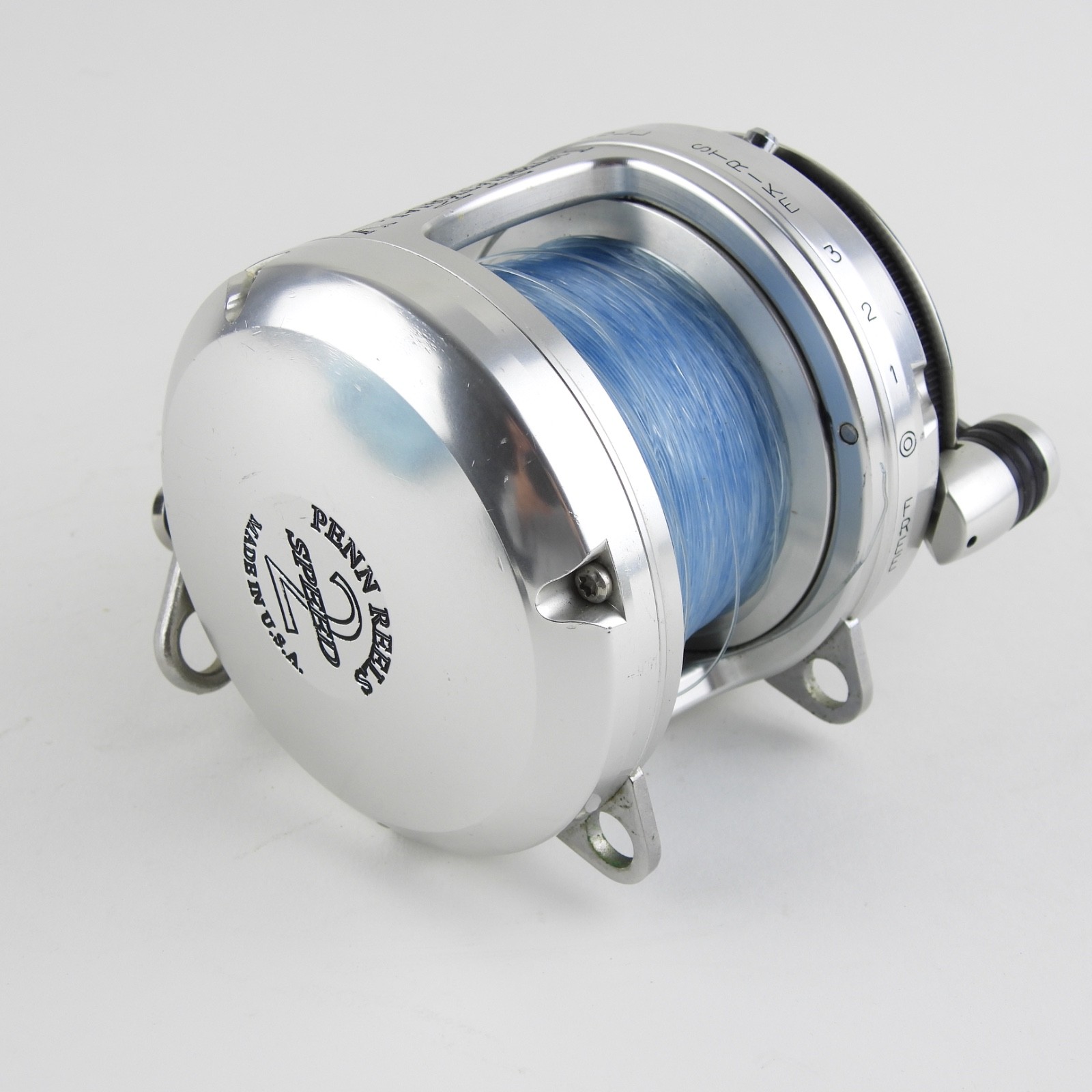 Penn International V 30VSX Fishing Reel. Silver Finish. Made in USA.