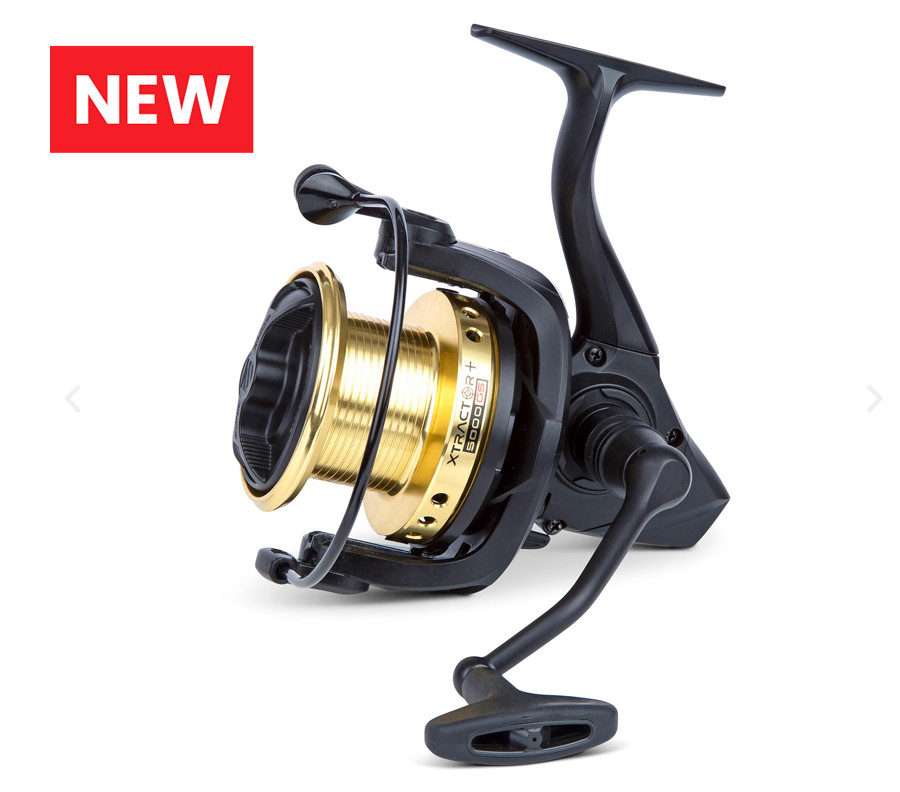 SONIK Xtractor+ 5000 GS Reel Mini Big Pit Reel Carp Coarse Pike Fishing Gold
