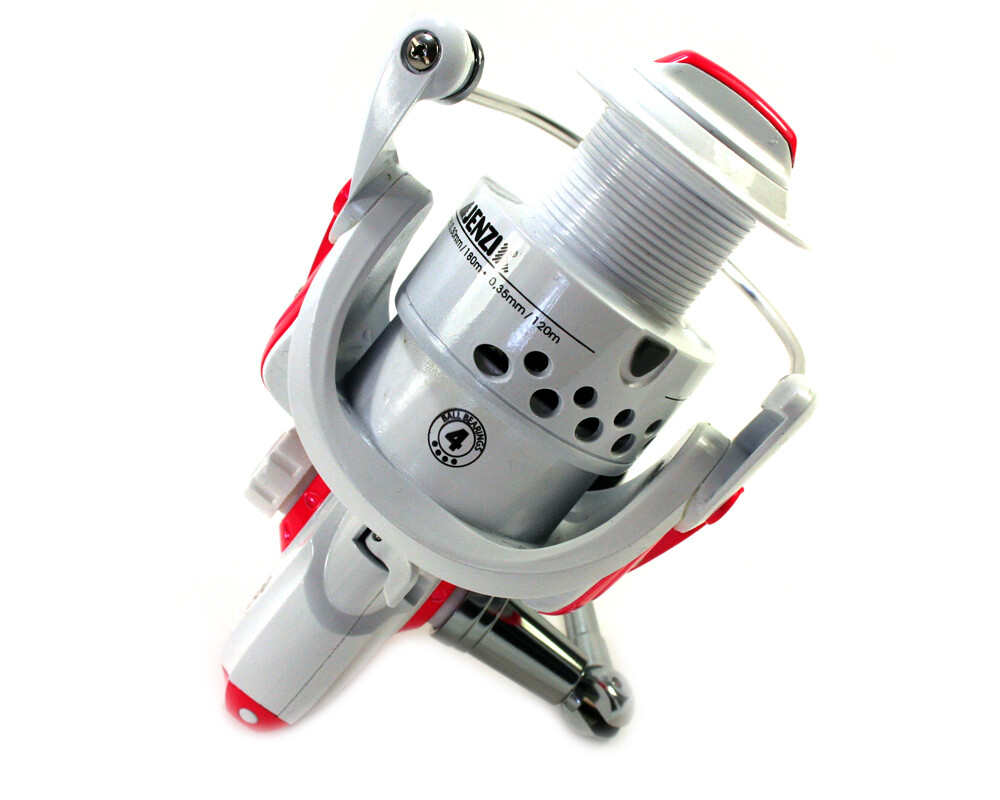 Jenzi Fishing Reel Cindy FX White Pink Stationary Reel All Round Reel Front Brake