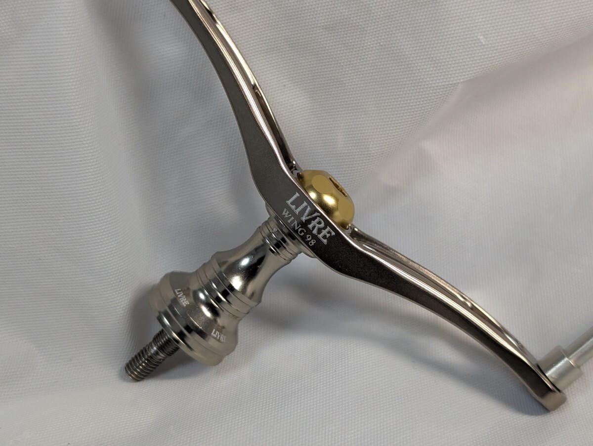 LIVRE Wing 98 Titanium Gold Double Handle Shimano S2 Custom
