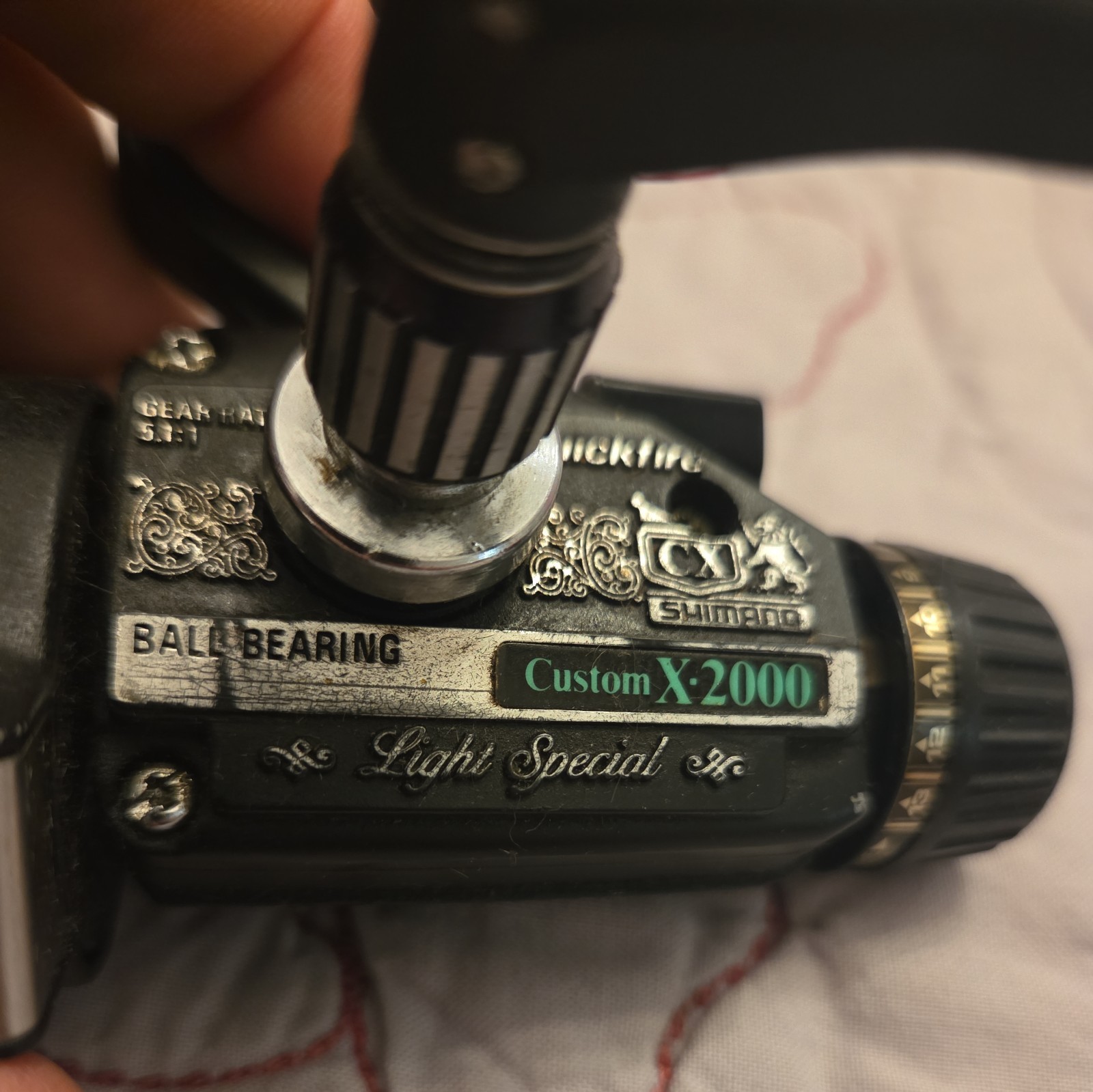 Shimano Custom X-2000 Light Spec. Quick Fire Ball Bearing Spinning Reel +2 extra