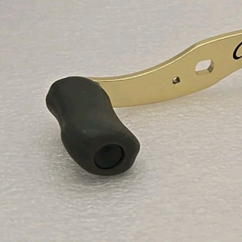 CABELAS DEPTH MASTER GOLD FISHING REEL REPLACEMENT BRASS DOUBLE PADDLE HANDLE