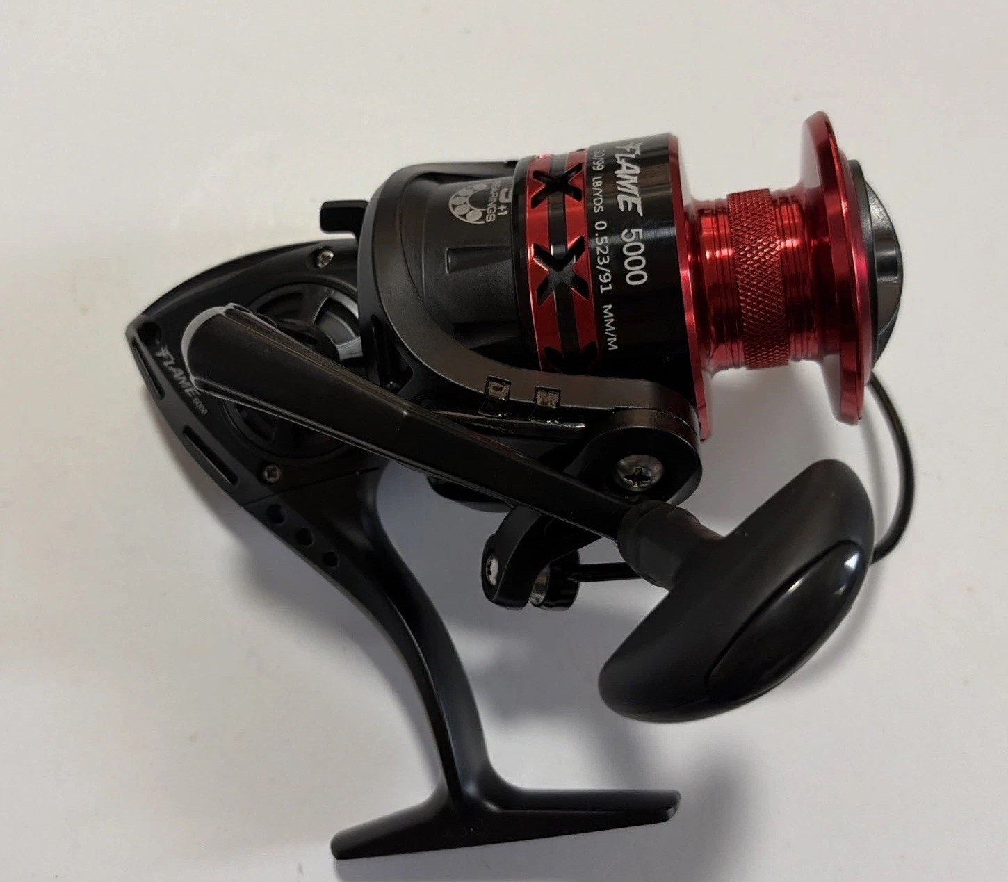 Piscifun Flame 5000 Fishing Spinning Reel 13.2oz, 9+1 BB, 5.2:1 – Open box