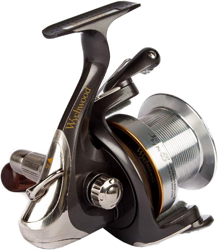 3 x Wychwood Riot 65 Big Pit Reel Carp Fishing + Spare Graphite Spools