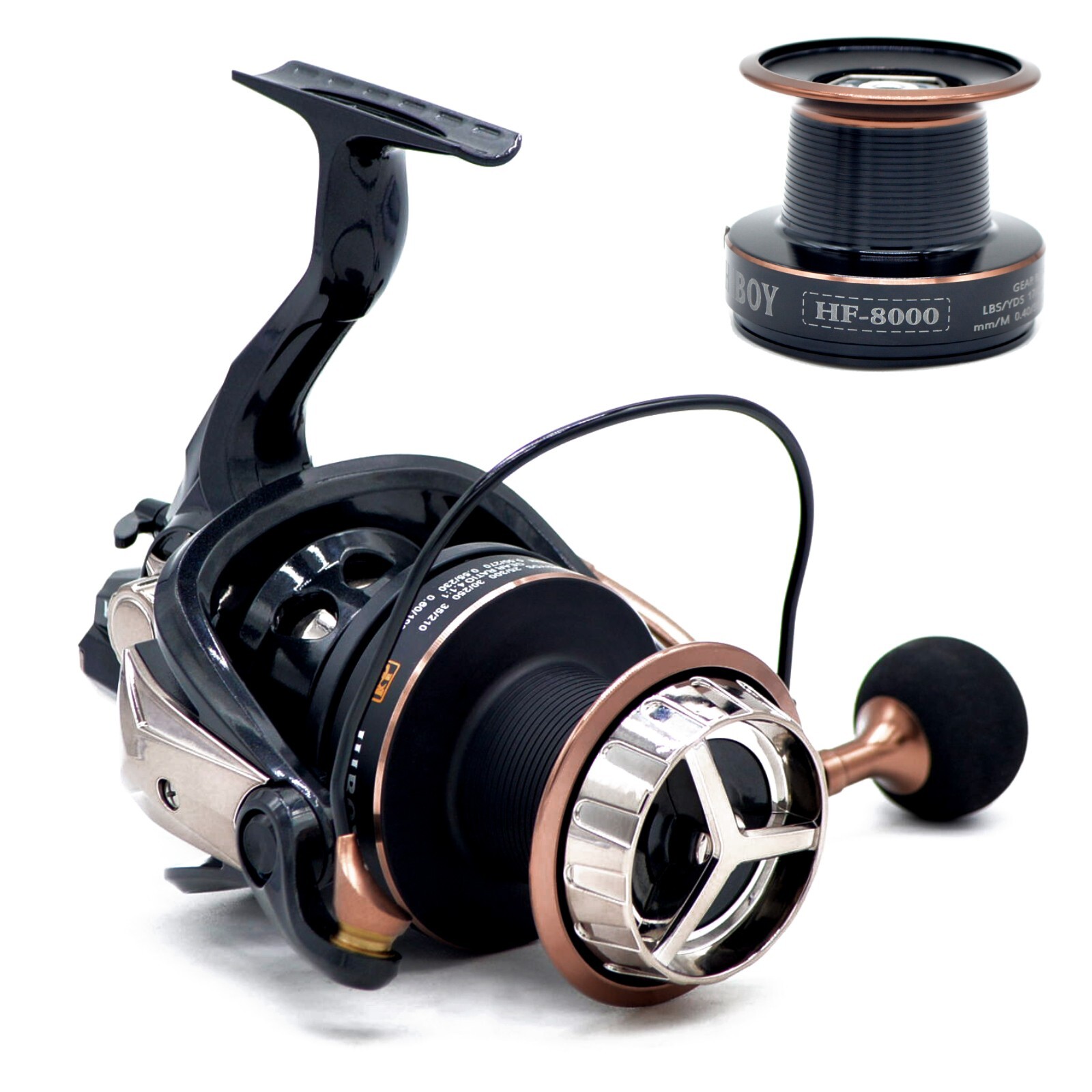 CAMEKOON Tournament Long Cast Saltwater Fishing Smooth Surfcasting Spinning Reel