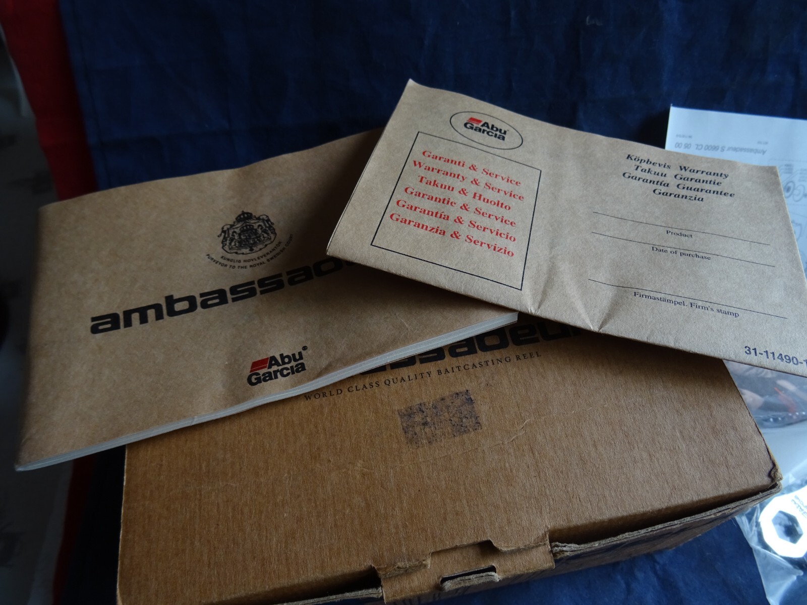 A SUPERB UNUSED BOXED ABU GARCIA AMBASSADEUR S6600CL MULTIPLIER REEL