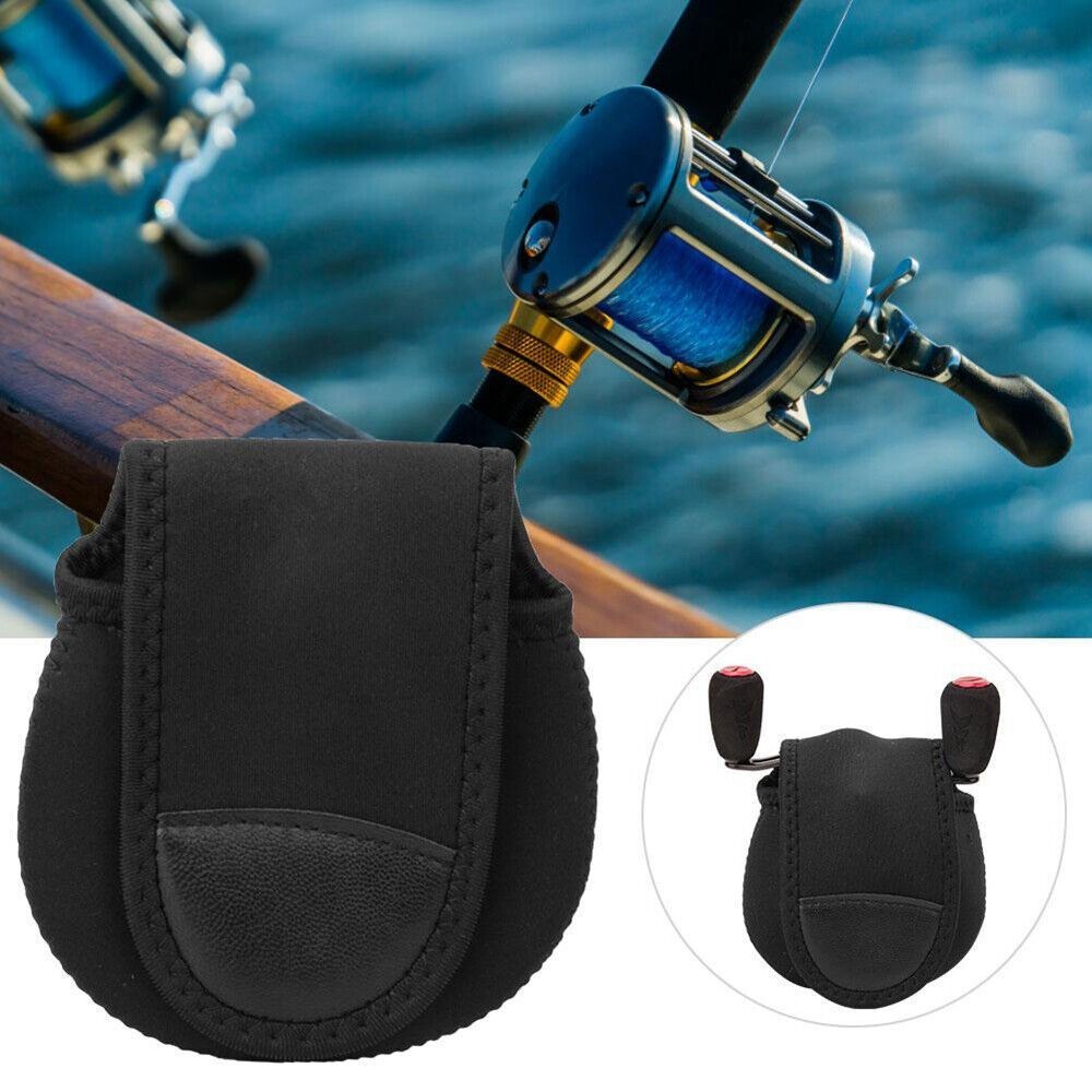 Fishing Reel Cover Neoprene Spinning Reel Protective Case Bait Casting Trolling