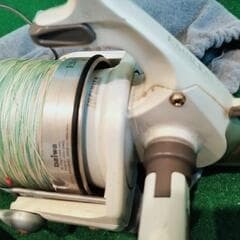 Daiwa Emblem 4500 Spinning Reel for Throwing Fishing Used, Spare Spool Included