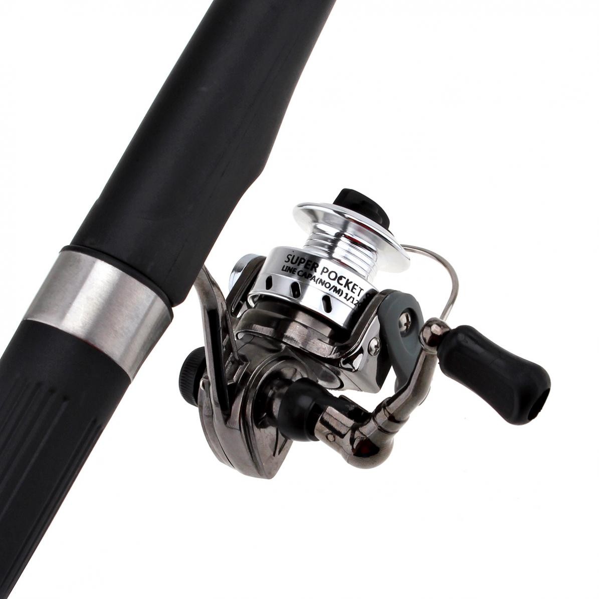 Metal Spinning Reel, 4.3:1 Ratio Mini Fishing Gear Equipped with Coil Pocket, US