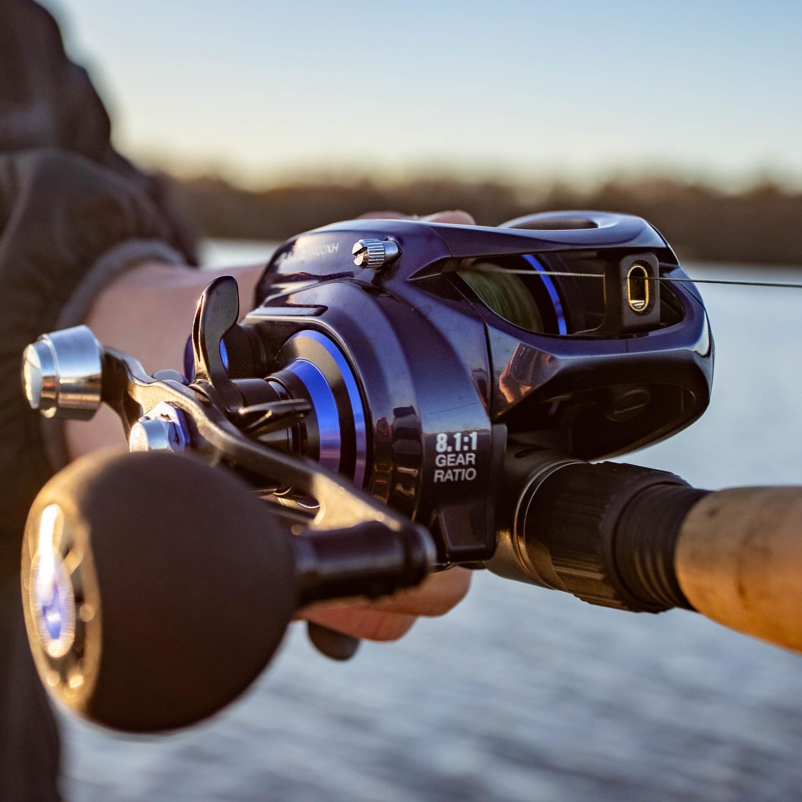 Alijoz 400 Baitcaster Fishing Reel, 38Lbs Max Drag Aluminum Alloy Frame Baitcast
