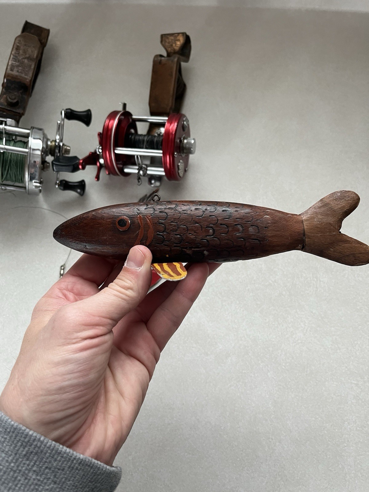 Abu Garcia Ambassadeur 6000 Shakespeare FE On Clips Vintage Spearing Decoys Lot