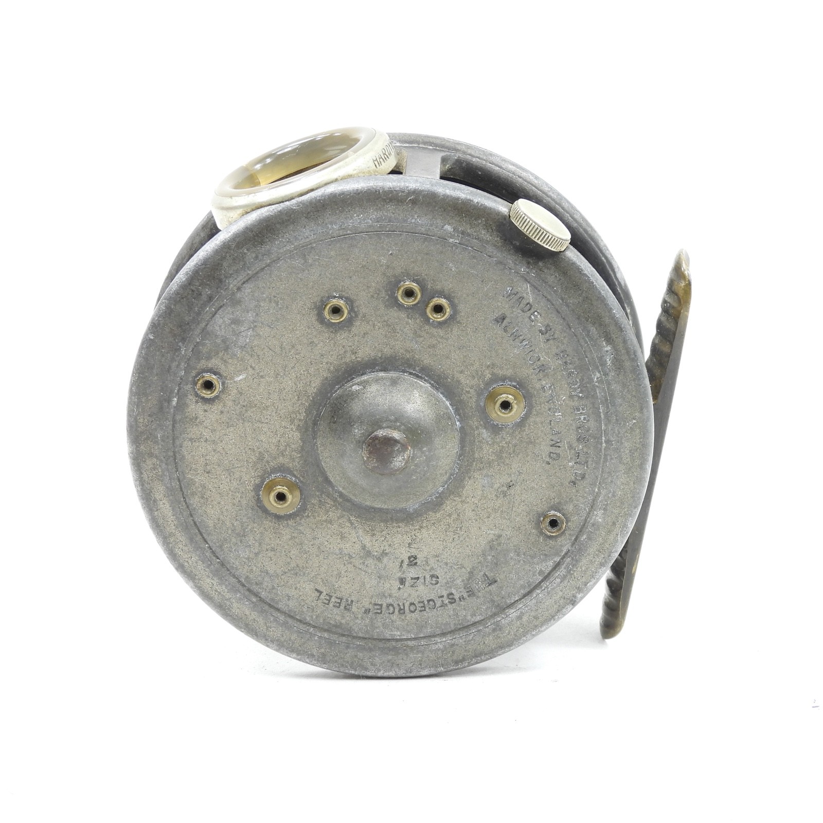 Hardy St. George 3″ Fly Reel. 3-Screw Latch. Agate Line Guard. Made in England.