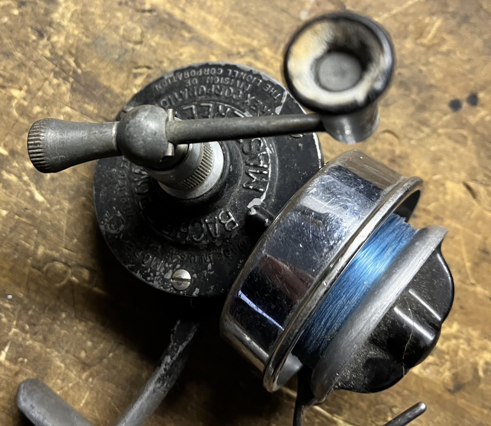 Bache Brown Mastereel Model 3 Spin Fishing Reel Spinster Airex Left Hand Lionel