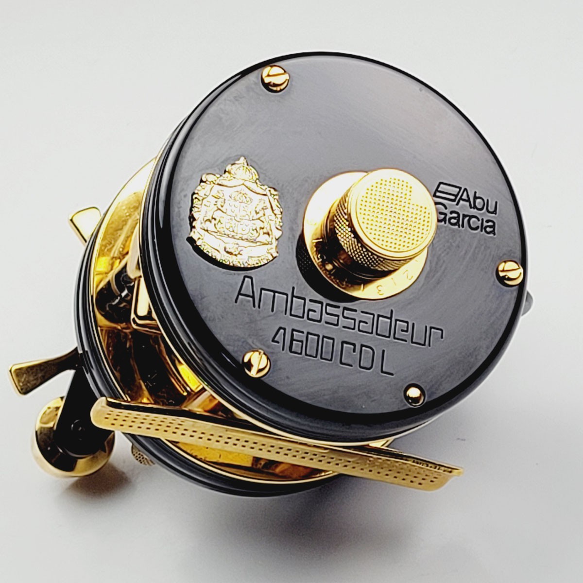 Abu Ambassadeur 4600 CDL Reel new no box 24kt gold plated