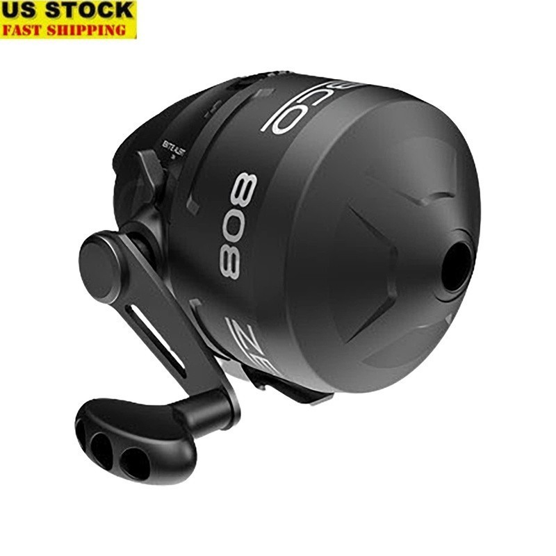 Durable Spincast Fishing Reel Size 80 Heavy Duty Built In Bite Alert Easy Use