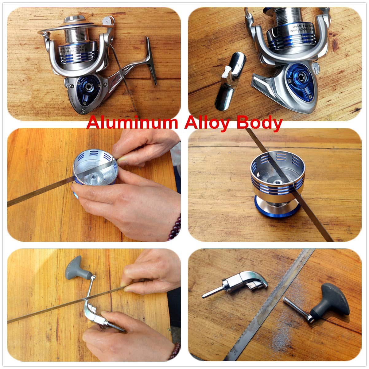 Spinning Fishing Reels for Saltwater Freshwater 3000 4000 5000 6000 7000 Spools…