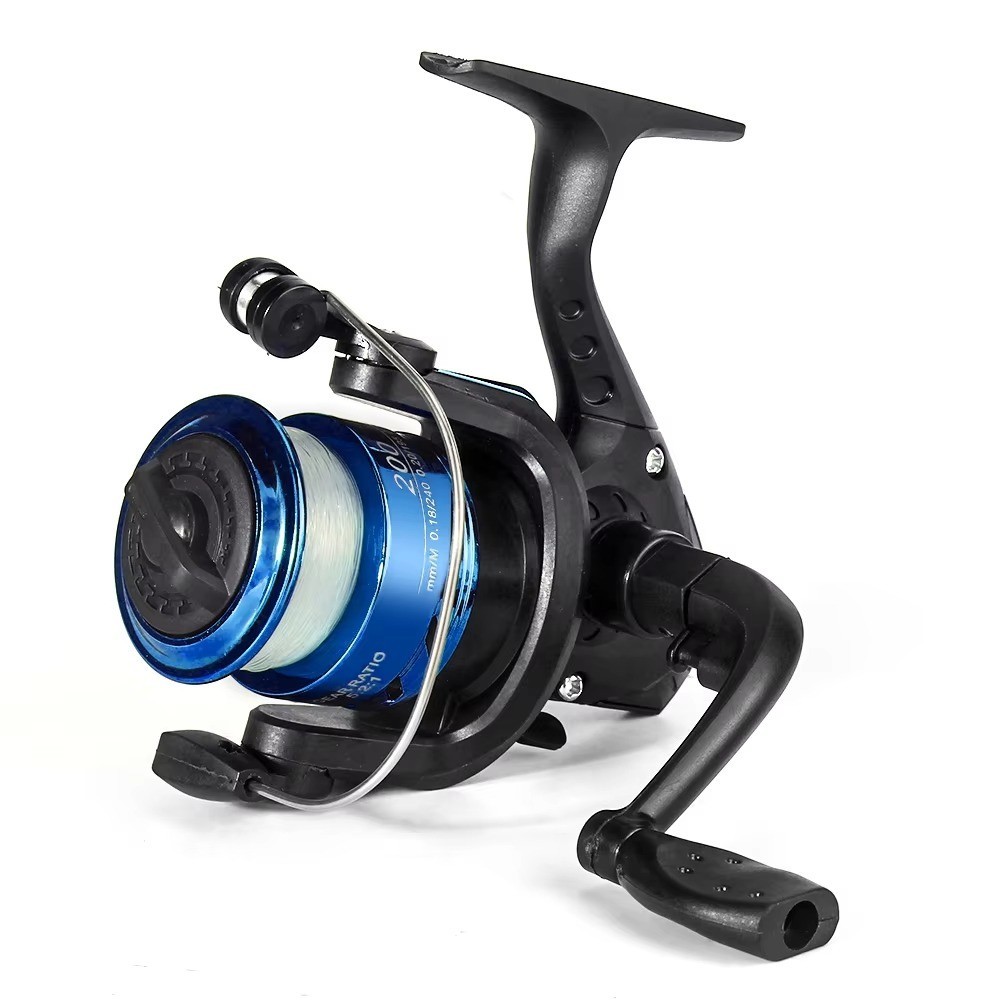 Spinning Fishing Reel 5.2:1 Pre-Loaded Nylon Line Lure Wheel Vessel NEW