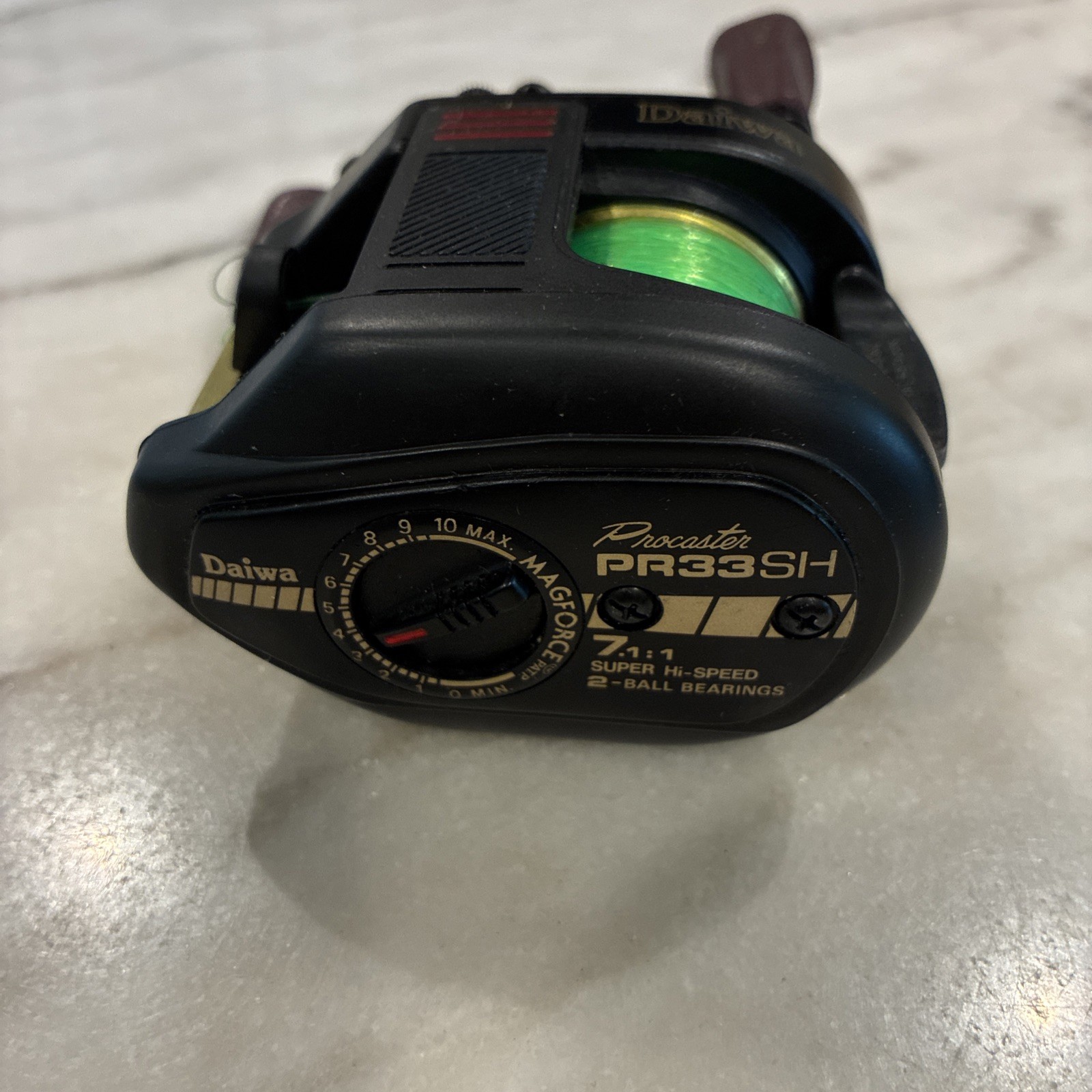 vintage 80s Daiwa procaster PR33SH reel 7.1:1 Excellent Used Condition SEE PICS
