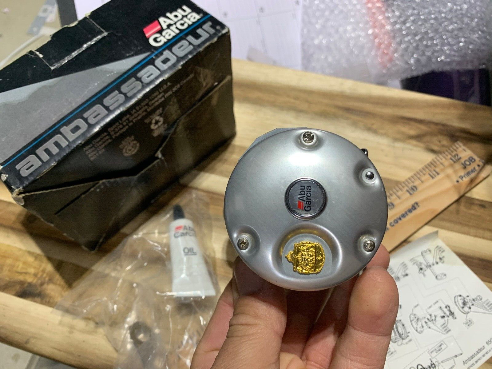 Ambassadeur 6500c3 fishing reel (new old stock) (22399)