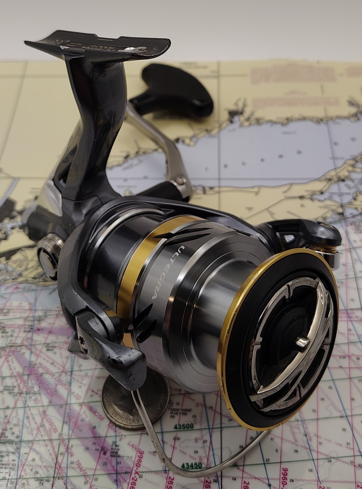 SHIMANO ULTEGRA 4000-B SPINNING FISHING REEL PERFECT LIGHT/MEDIUM ACTION *L@@K !