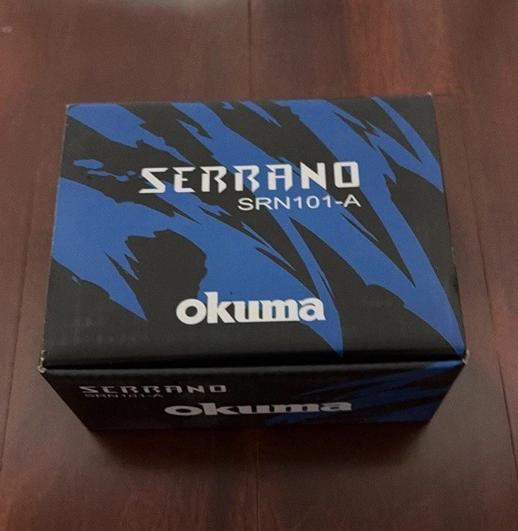 Okuma Serrano 6.5:1 LEFT HAND Casting Reel SRN101-A BRAND NEW
