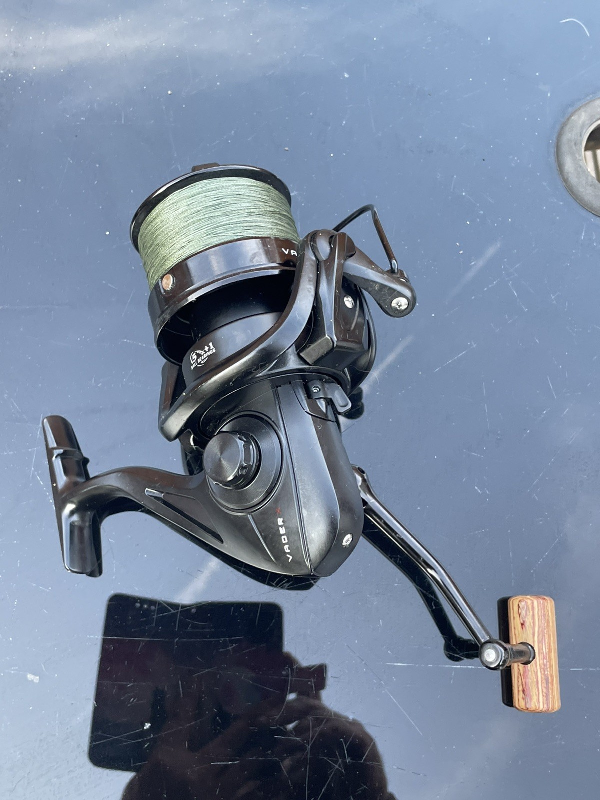 Sonik Vader X Big Pit Carp Fishing Reel 5+1 Ball Bearings Loaded With Braid