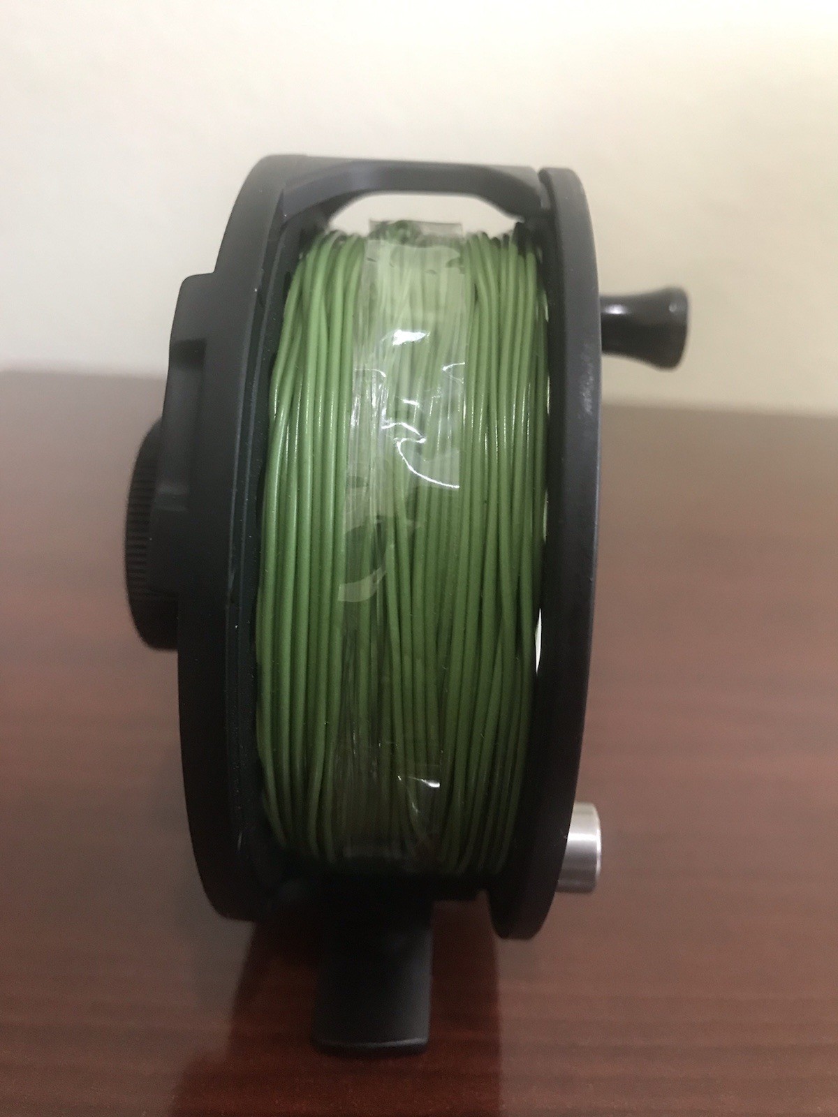 PFLUEGER # 4/5/6 WT LIGHT FLY FISHING REEL WITH BACKING,FORWARD FLOATING+LEADER