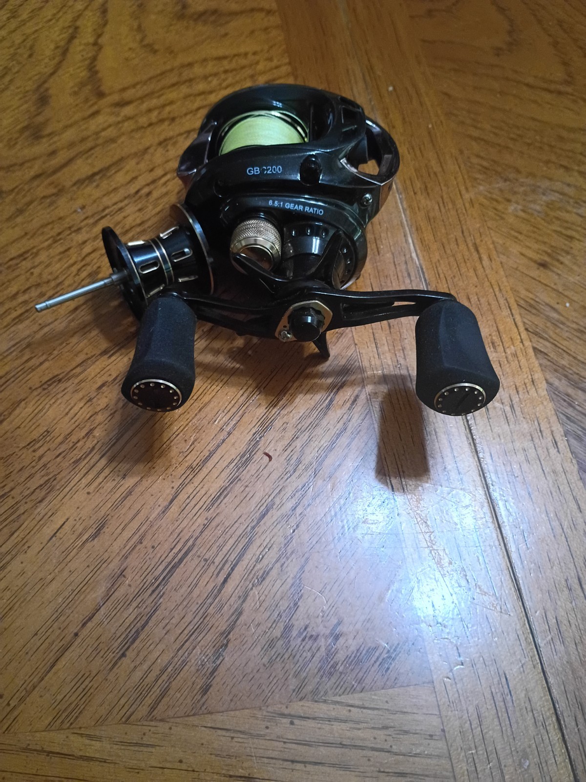 GBC 200 BFS Ultra Light Double Spool Baitcaster Reel 6+1BB 11lb drag See Descrip