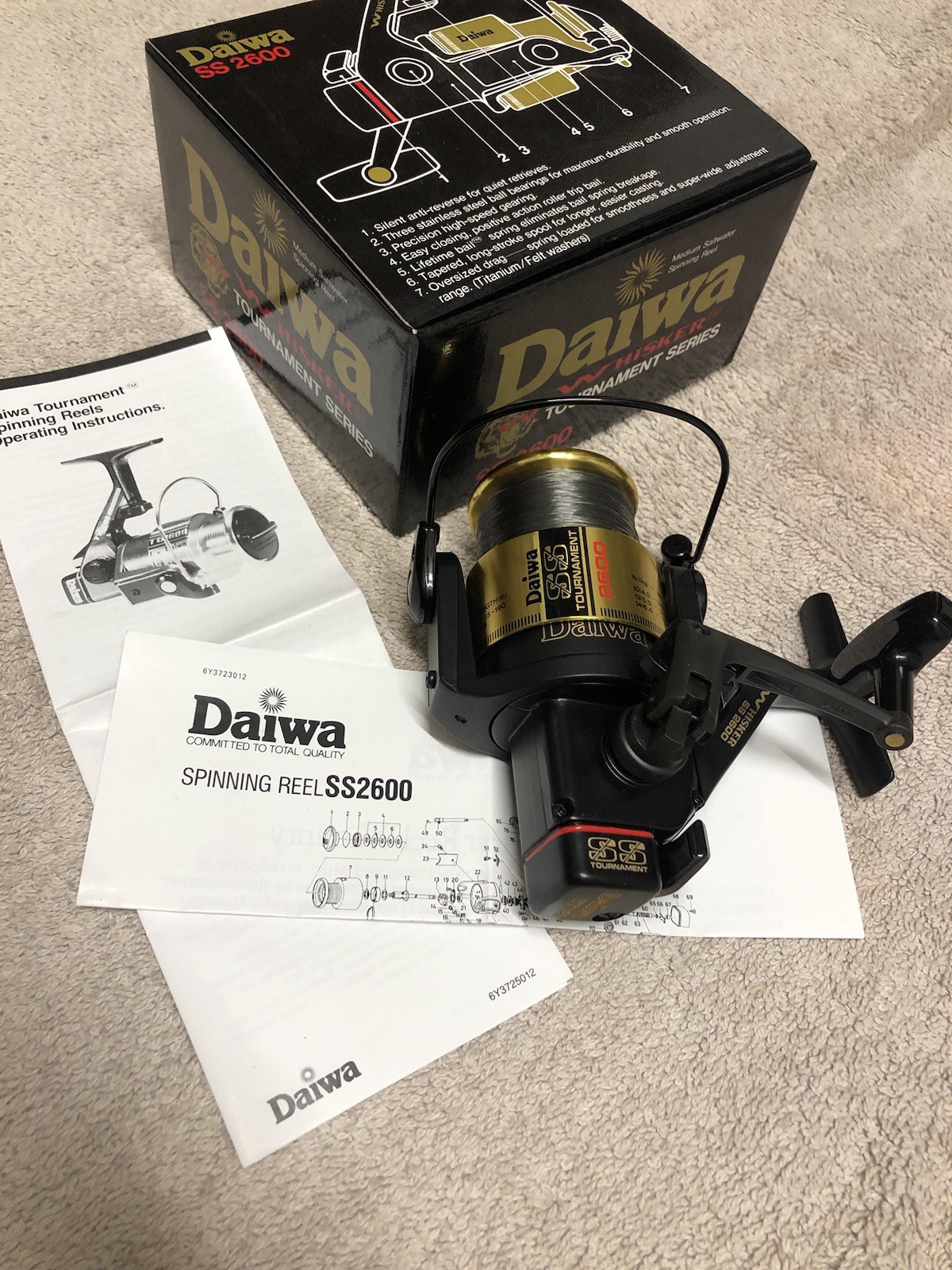 Daiwa Tournamet Whisker SS 2600