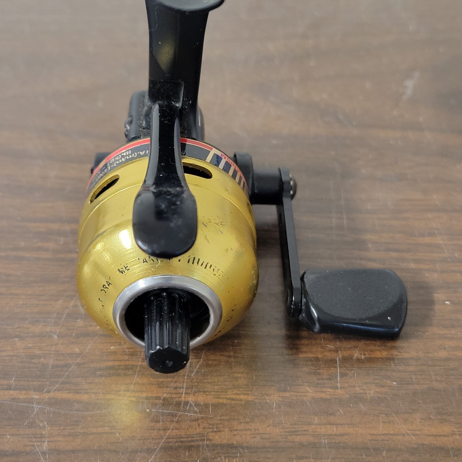 Vintage Gold Daiwa US40XA Reel Underspin Trigger Cast Reel #3