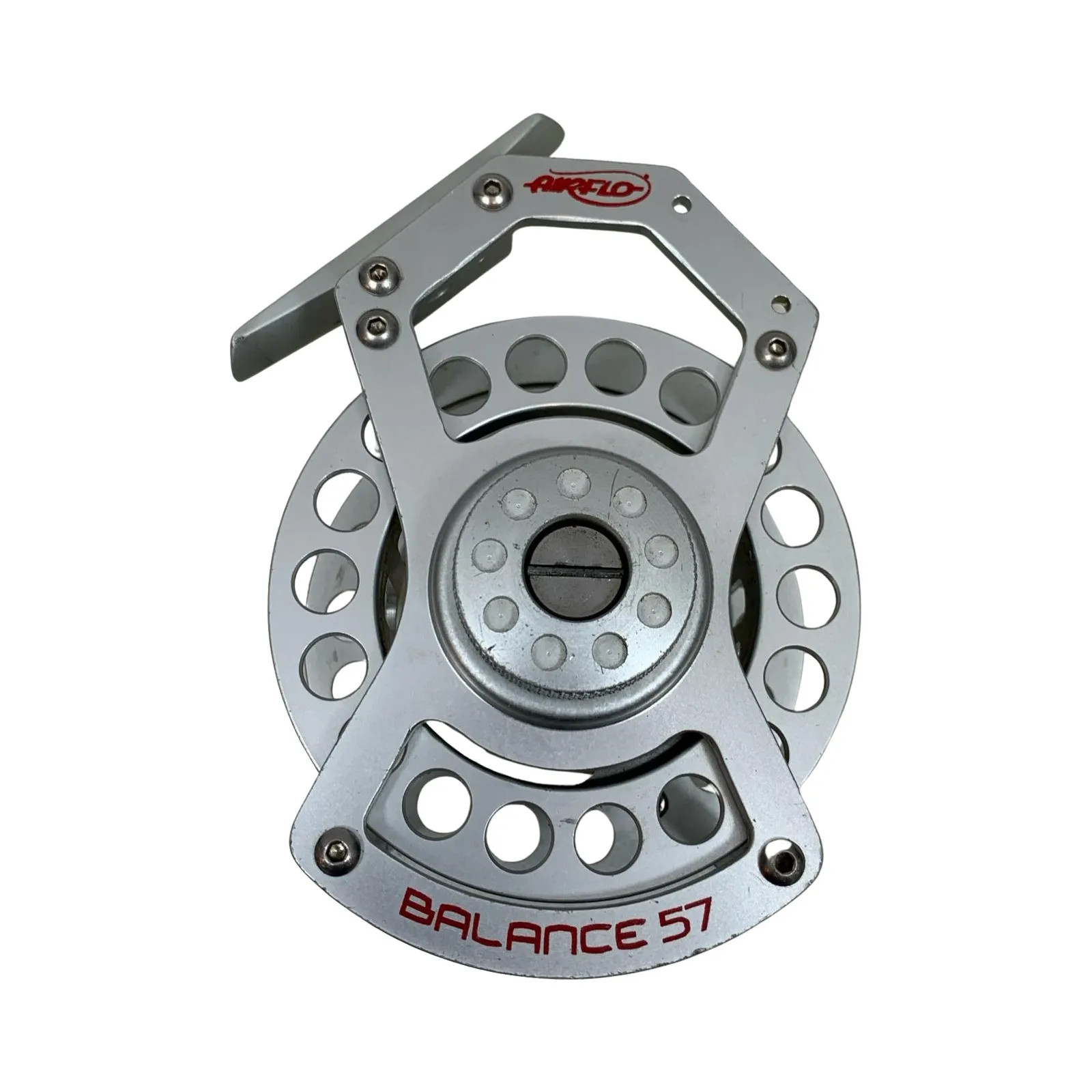AIRFLO Balance 57 Fly Fishing Reel Large Arbor 5/7 Weight w/ Original Reel Pouch