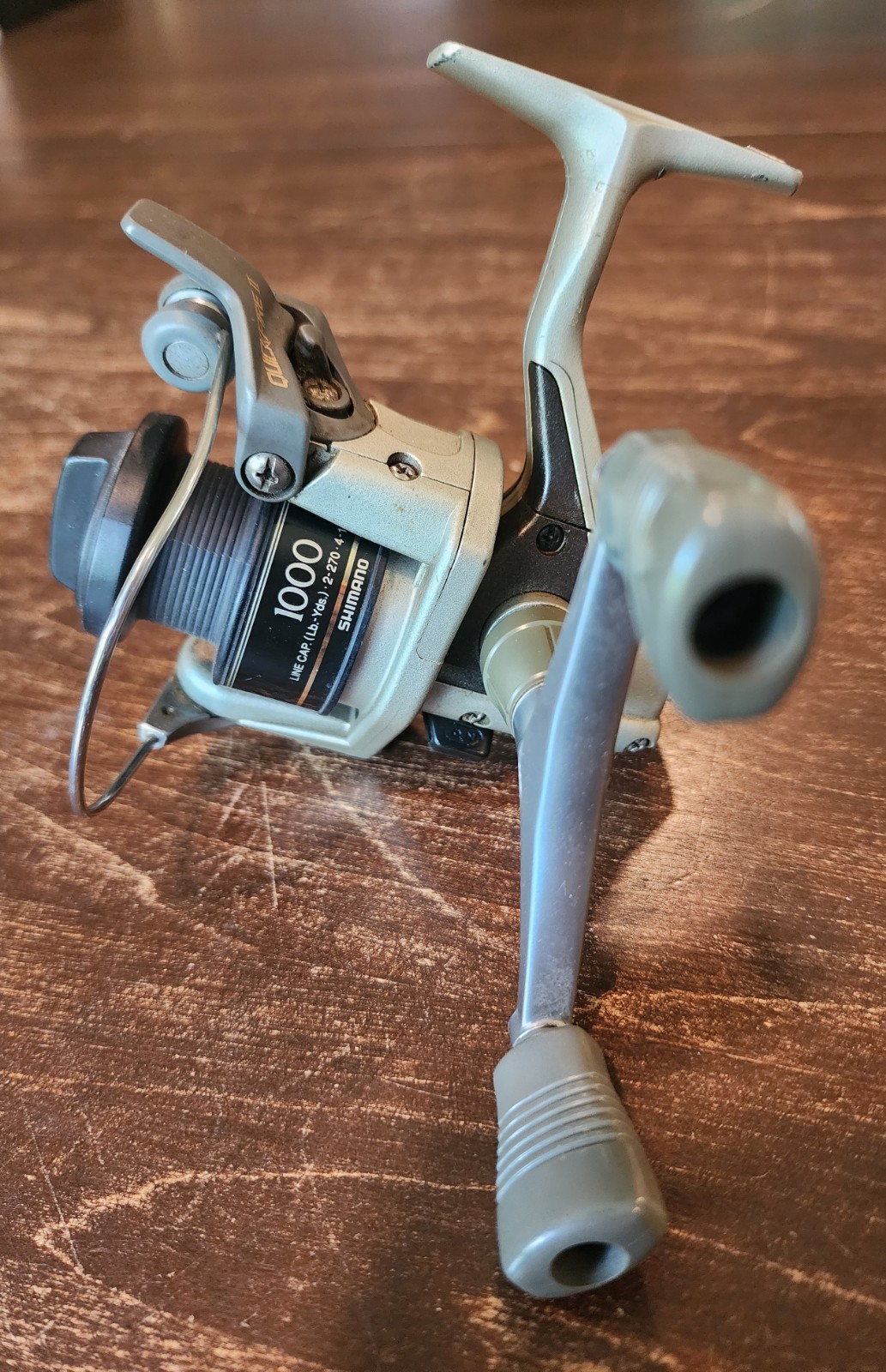 Shimano Spirex 1000 Spinning Reel Silver Front Drag Quick Fire Dyna Balanced