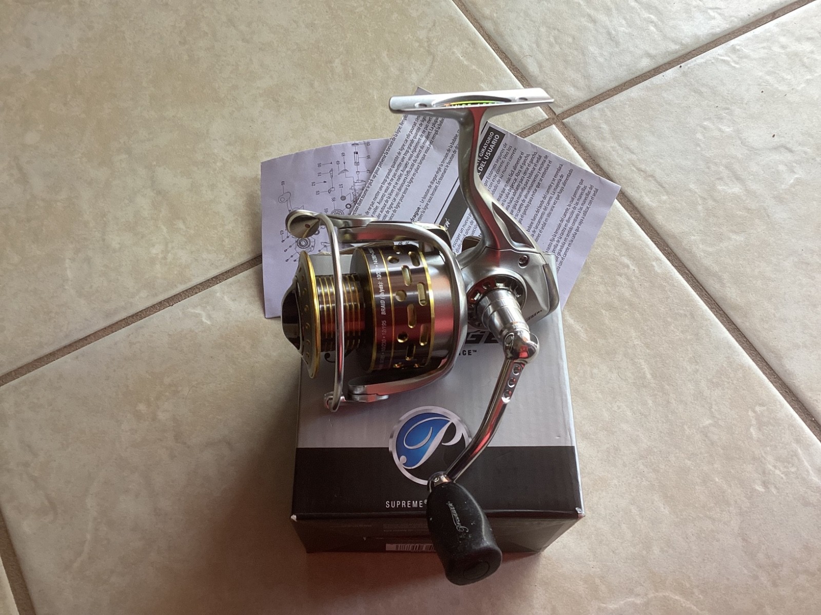 Pfleuger Supreme SUPSP40 Magnesium Spinning Reel 4000 New in Box (no.2)