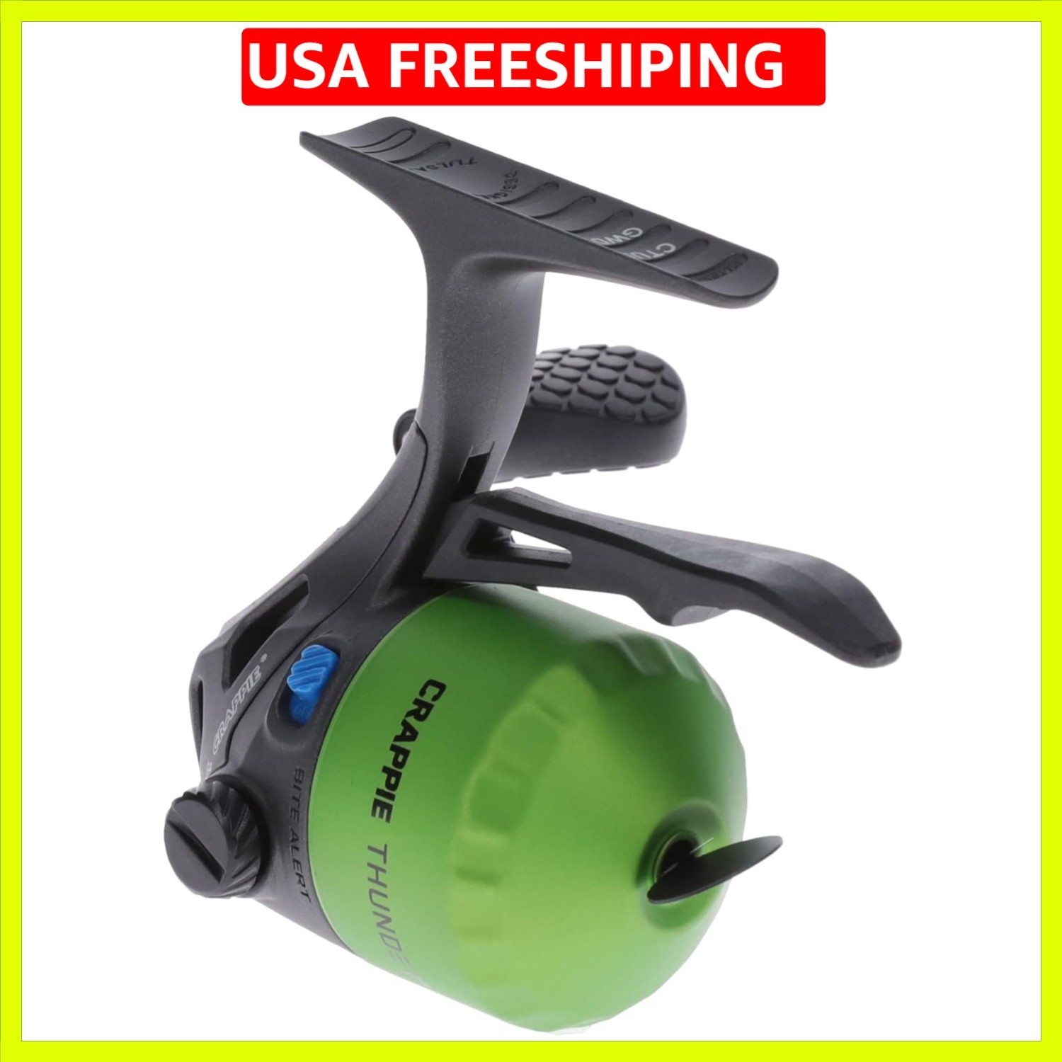 Crappie Thunder Underspin Fishing Reel, 4.3:1 Gear Ratio, Right or Left-Hand …